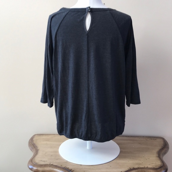 LOFT LEOPARD PRINT BASEBALL TEE - Picture 2 of 6